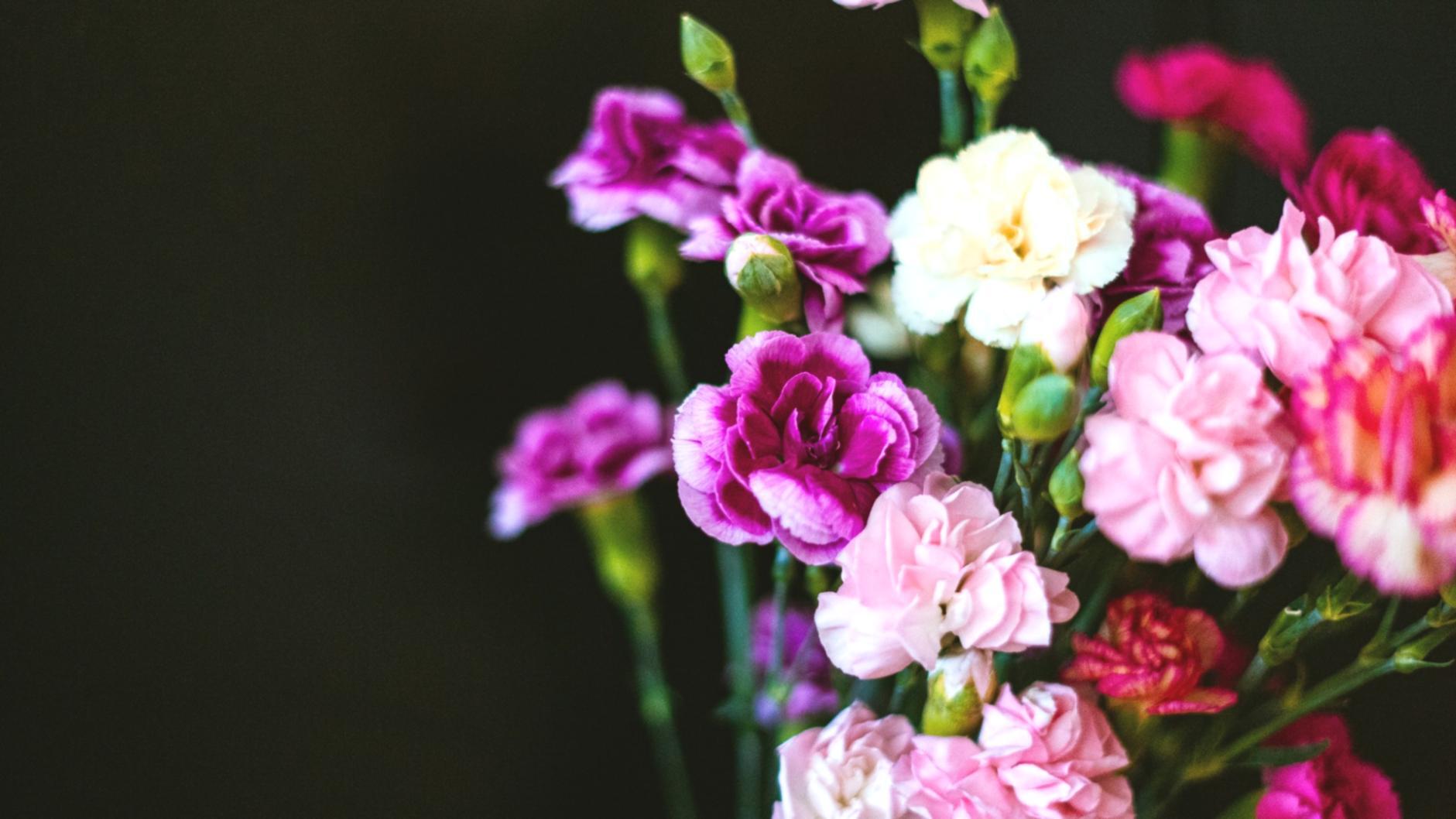 Detailed close-up of expertly arranged flower bouquet showing craftsmanship