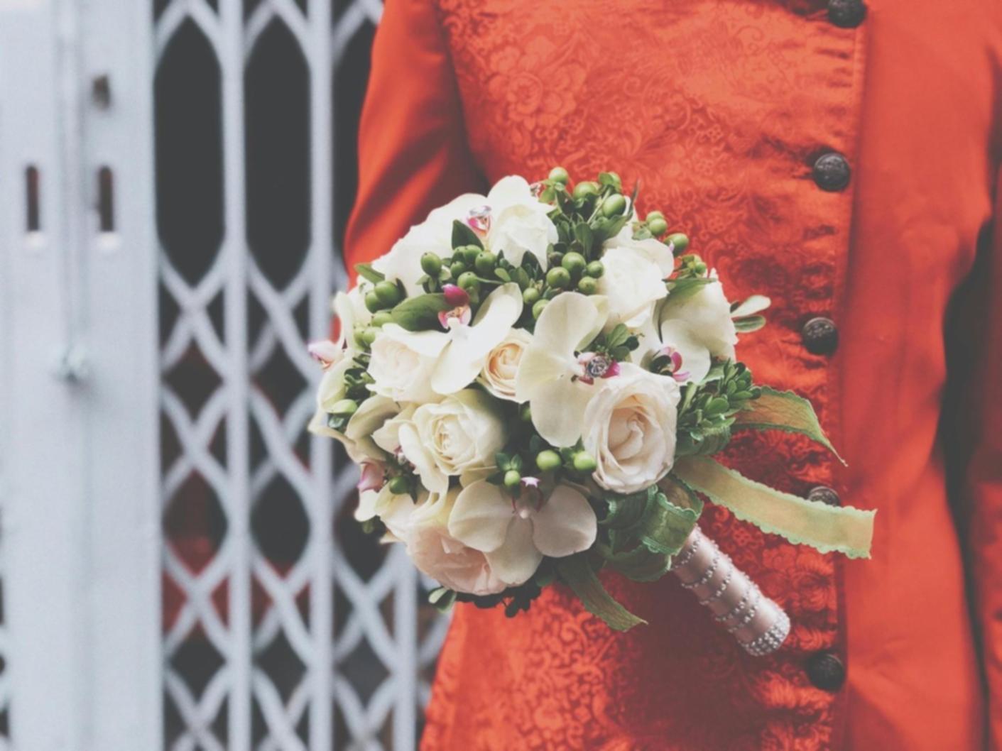 Beautiful floral arrangement showcase